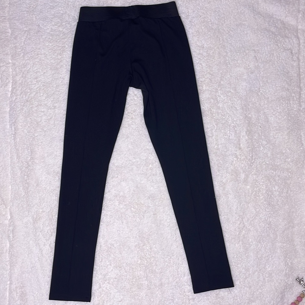 Andrea Jean’s Skinny Leg High Waisted Pleated Stretch Waistband size Large - Picture 5 of 7